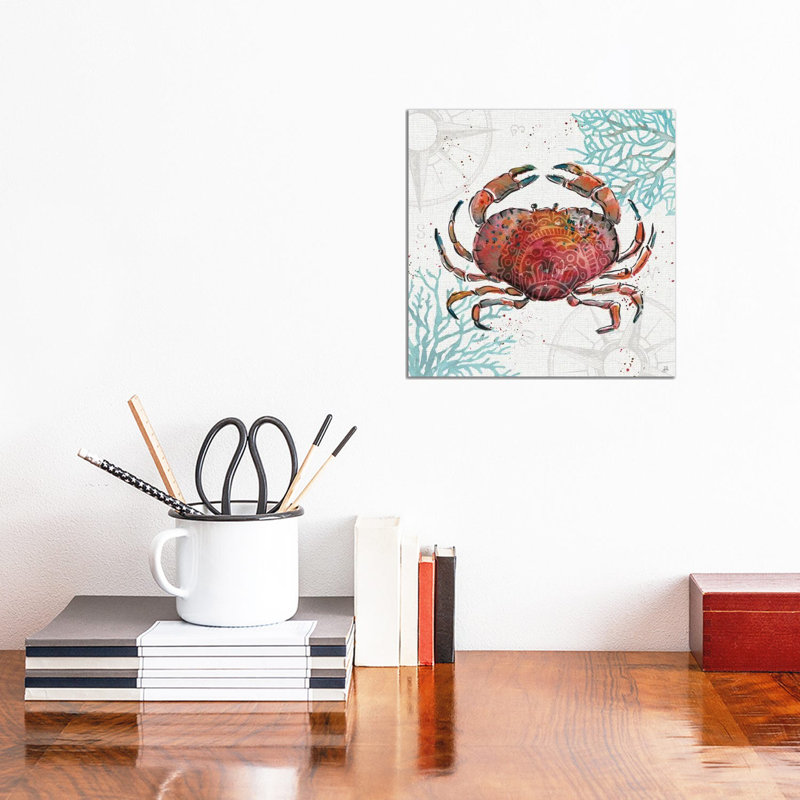 Ocean Finds II by Daphne Brissonnet - Wrapped Canvas Print, 30.48 cm H x 30.48 cm W