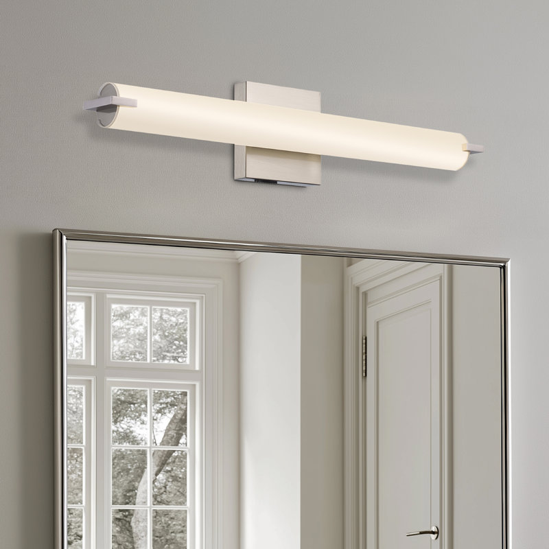 Éclairage pour meuble-lavabo à DEL Stellar, 2200, 5" H x 24" W x 3.6" D, Brushed Nickel, 24