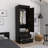 Lisboa Compact Double Door Armoire with 2 Drawers and Hanging Rod, Freestanding Bedroom Storage Option-508336508