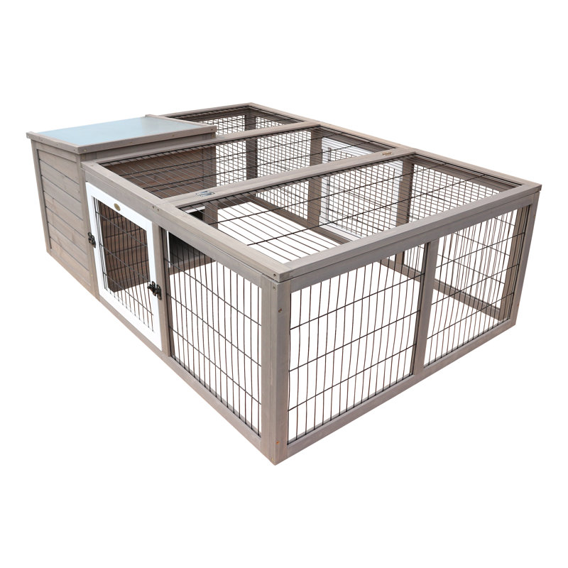 Calirae Weather Resistant Small Animal Hutch