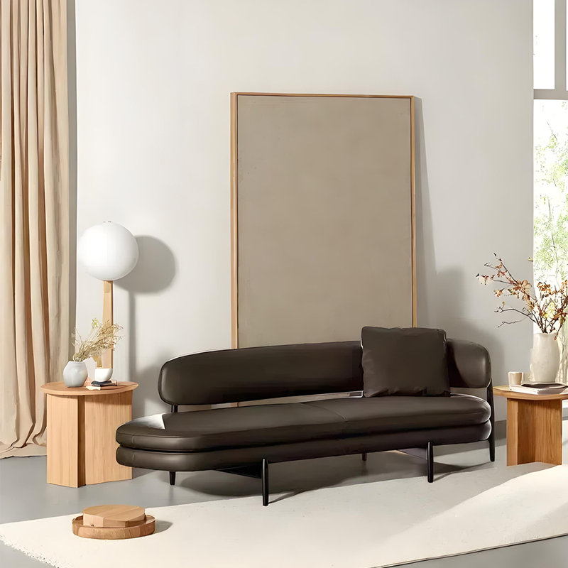 Creative curved sofa fashion lazy chaise lounge, Right Hand Facing