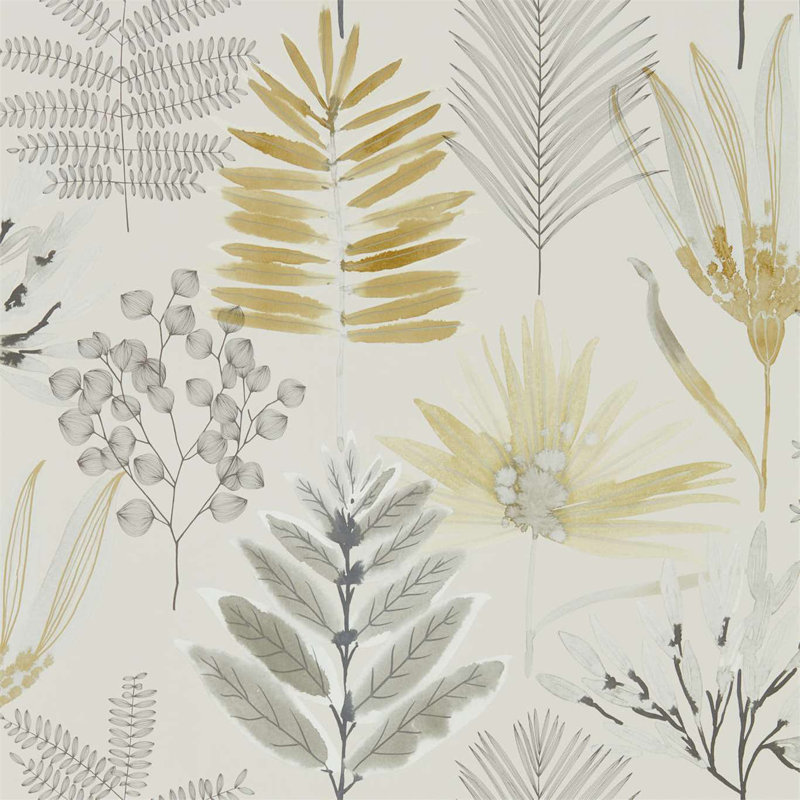 Yasuni Wallpaper, Ochre/Linen