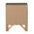 Elegant Gray Storage Nightstand