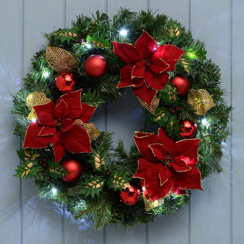 Lighted 60cm Wreath