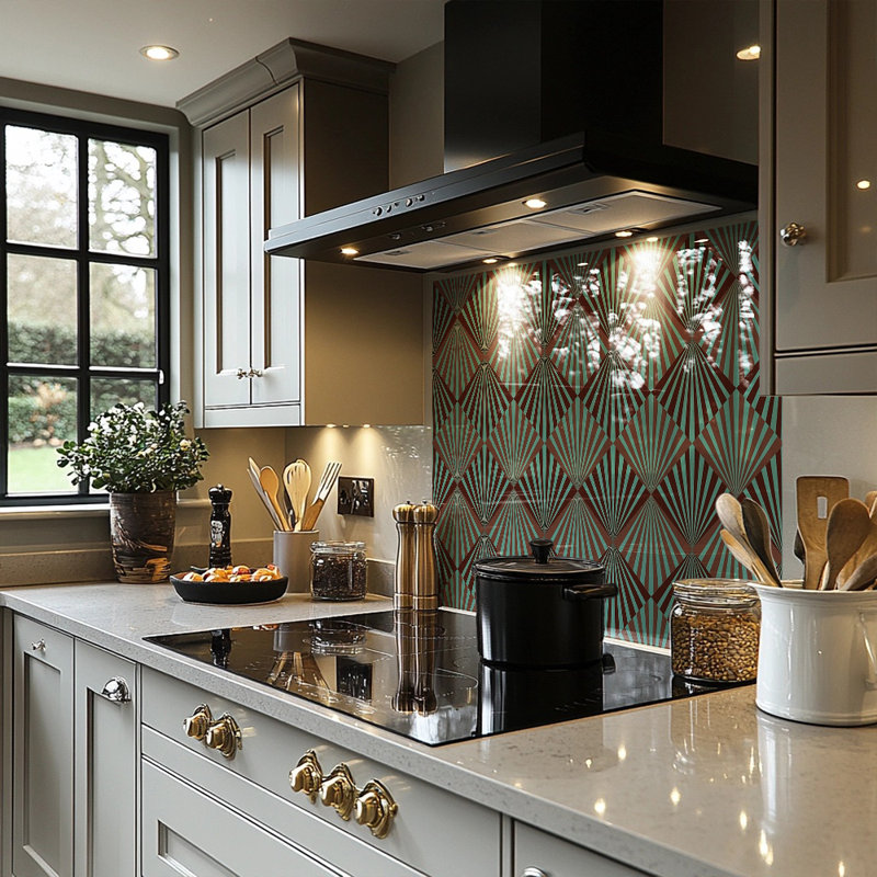 Geometric Rays Splash Back
