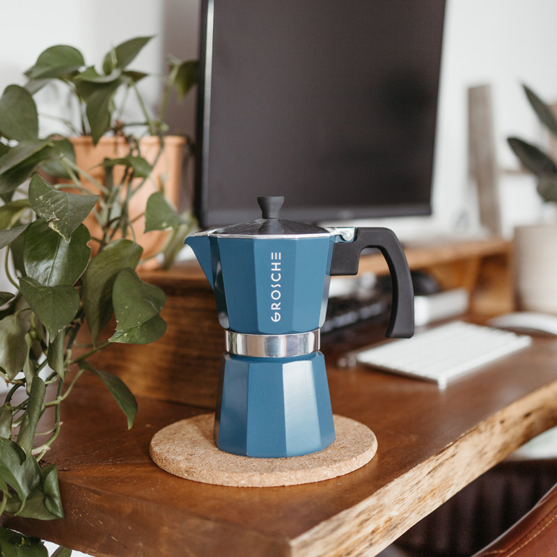 Machine à espresso Grosche Milano, Bleu, 3 doses
