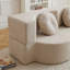 Canapé-lit 2 en 1 avec coussin, canapé-lit simple, canapé-lit pour plancher et futon, canapé-lit pliant en mousse pour le salon, les invités, le bureau, un appartement, aucun assemblage requis