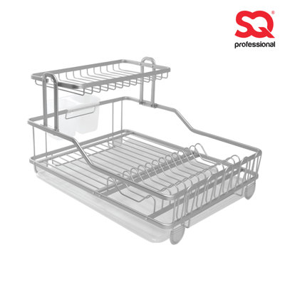 Sq Professional Aluminium 2 Tier Rust Proof Rinse Basket