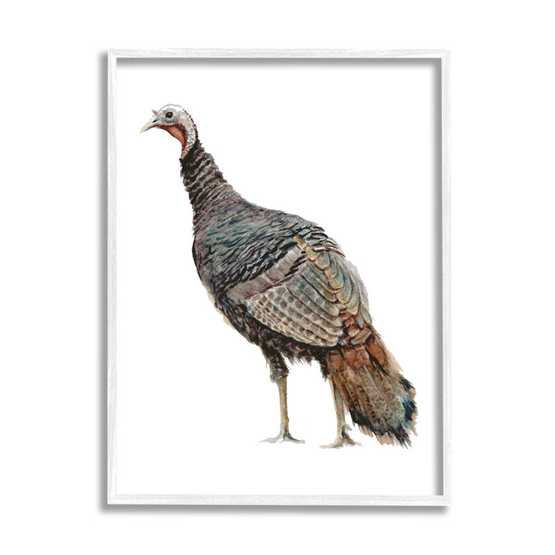 «Wild Turquie Bird Kids», chambre de bébé par Fox Hollow Studios - Peinture, H 20 po x l 16 po x P 1,5 po