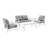 Mosier 4 - Person Patio Conversation Set with Cushions-1929491827-1929491824