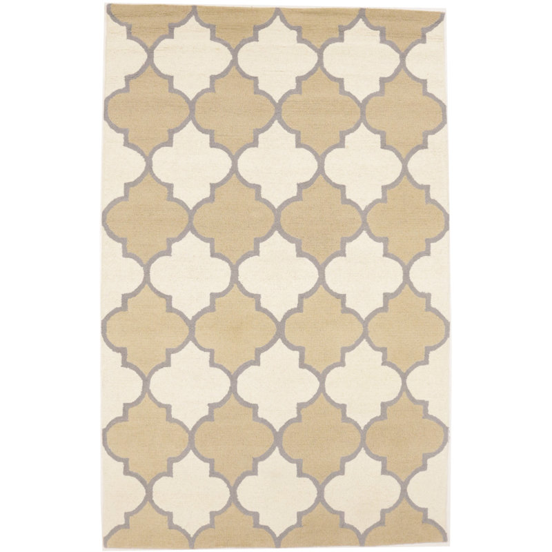 Multicolore tapis rectangulaire touffeté à la main Jasminder Trellis 5 pi x 8 pi