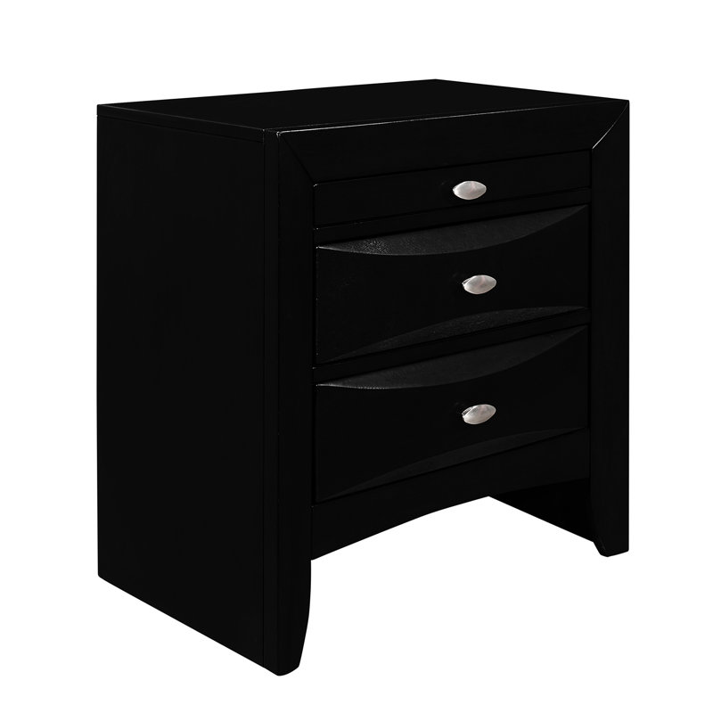 LUCILLE BLACK NIGHTSTAND
