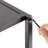 Hilton Dane 20'' Black Frame Side Table