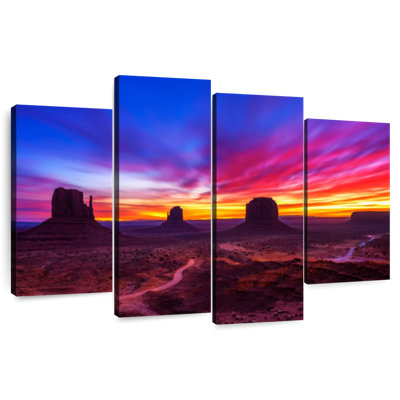 Lever de soleil d'Alvord à Monument Valley