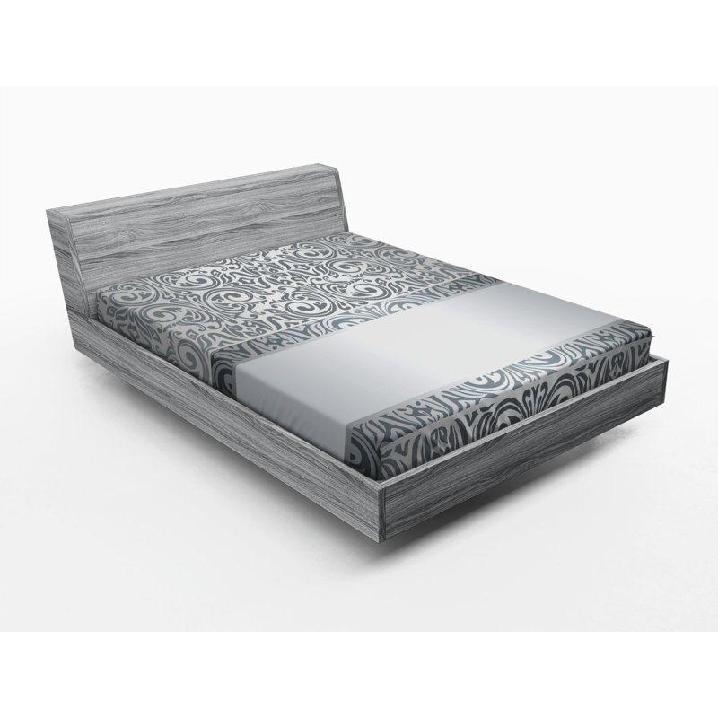 Microfiber Damask Fitted Sheet, Full Fitted Sheet