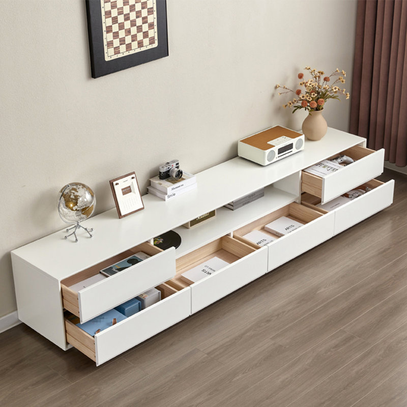 Meuble télé blanc pur, 94.49"