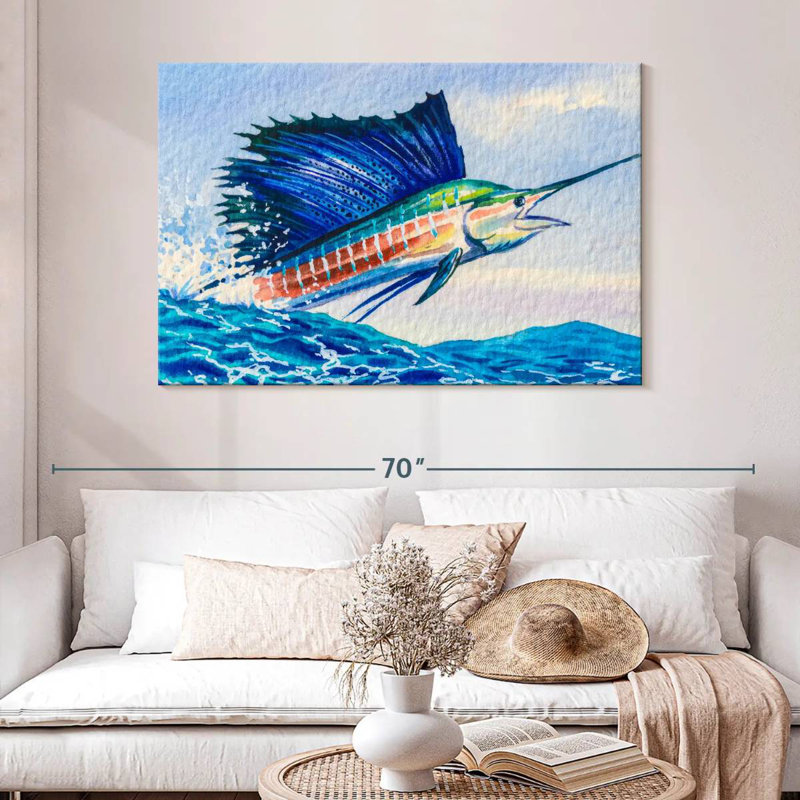 Brampt Sailfish, 32" H x 48" W