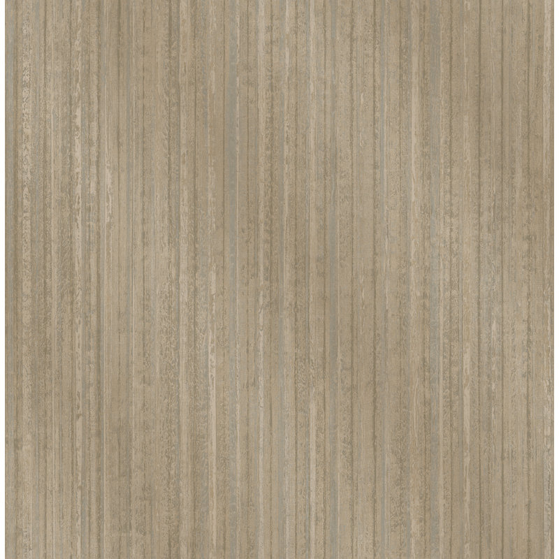 Rouleau de papier peint en faux métal L 33 pi x l 20,5 po Sacramento, Laiton