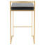 Tabouret Dayan blanc avec base chromée-841961048-841961055