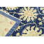 Hand-Knotted High-Quality Blue and Beige Area Rug