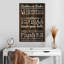 «Bathroom Humor Quotes», impression sur toile-92518001