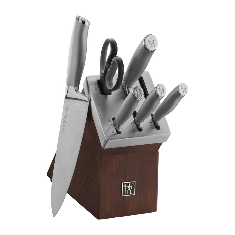 HENCKELS Modernist 7-Piece Self-Sharpening Knife Block Set