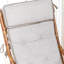 Ergonomic rattan rocking chair