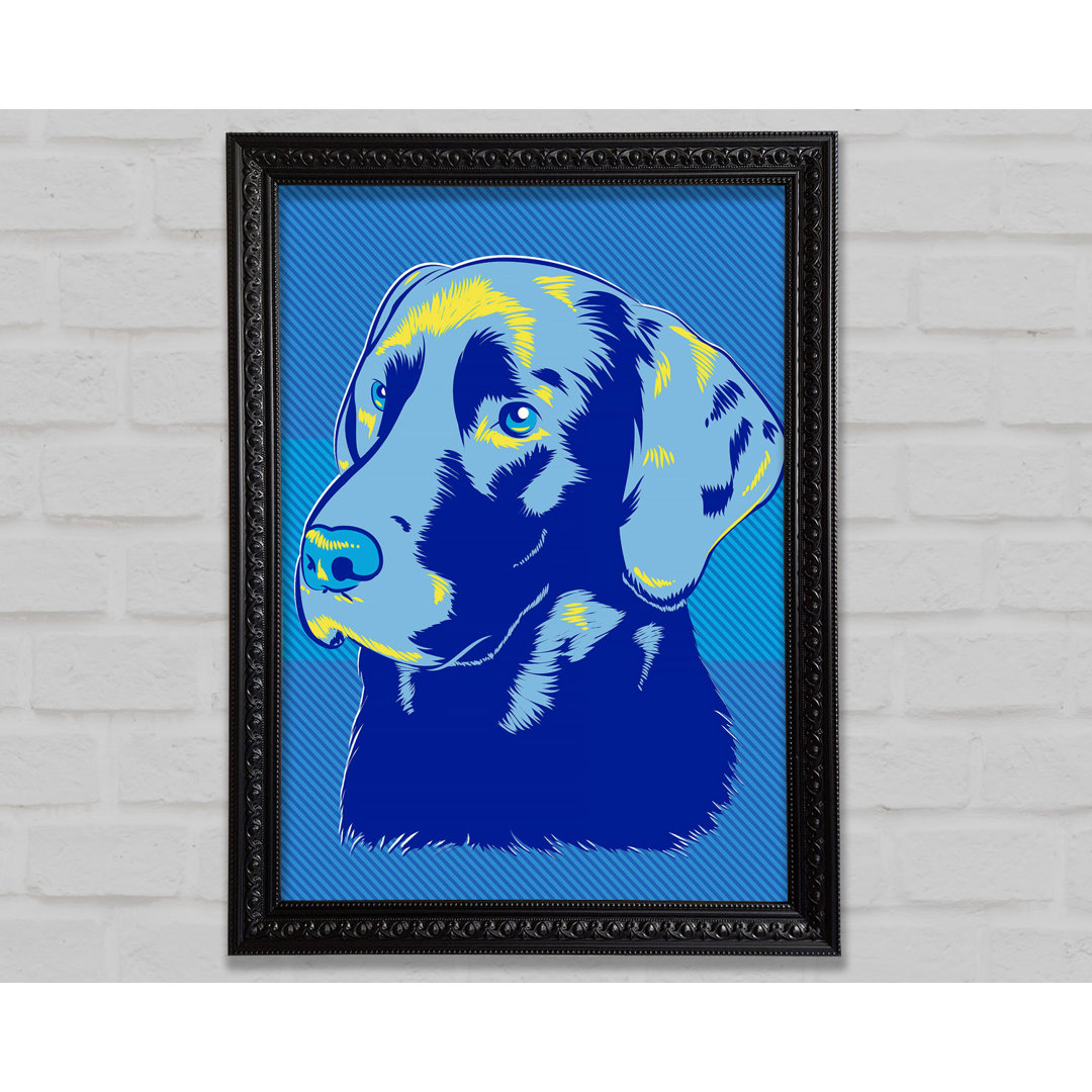 Pop Art Labrador Hund - Druck