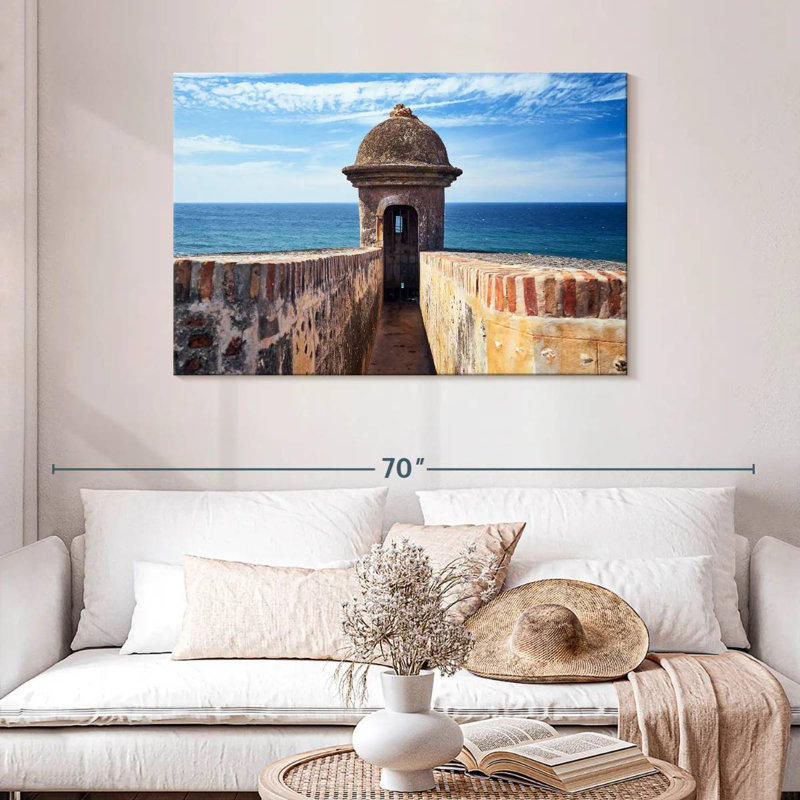 Castillo San Cristobal Sentry, 30" H x 45" W