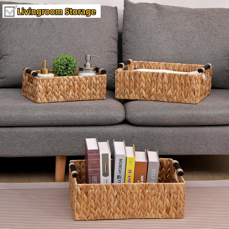 Ensemble de 3 paniers de rangement
