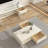 Cream solid wood coffee table Minimalism-105834977