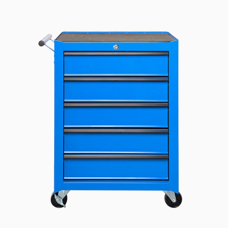 Rolling Metal Tool Chest, Blue