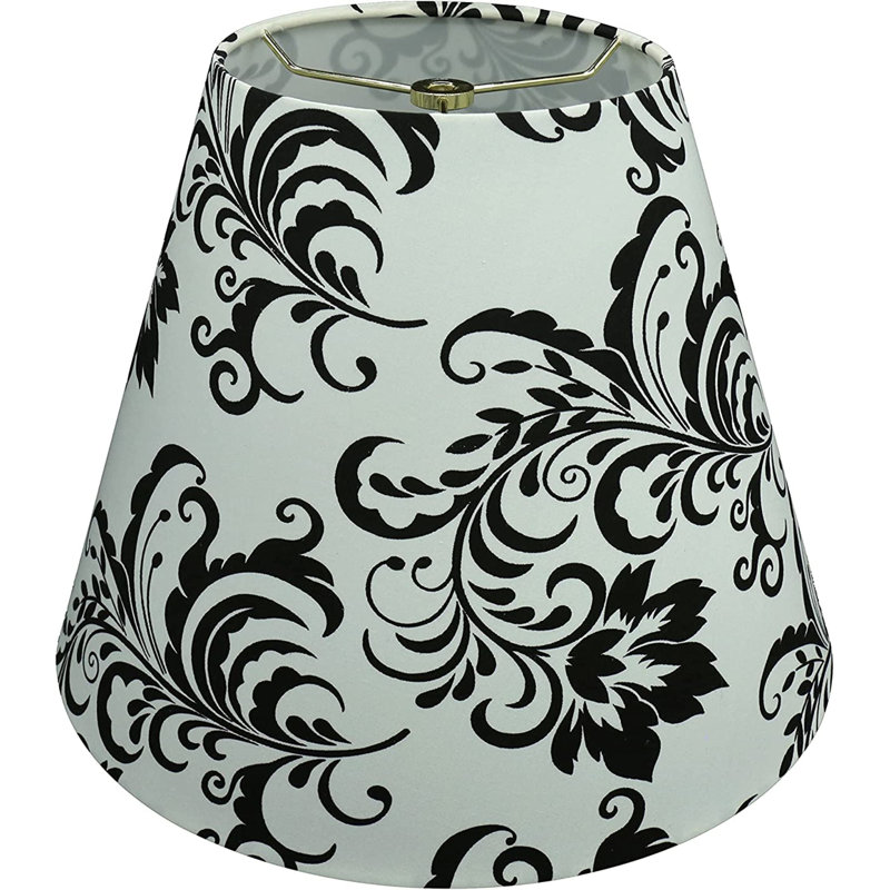 Abat-jour empire en coton 11 po H 11 po