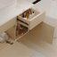 Petit meuble-lavabo flottant simple avec lavabo
