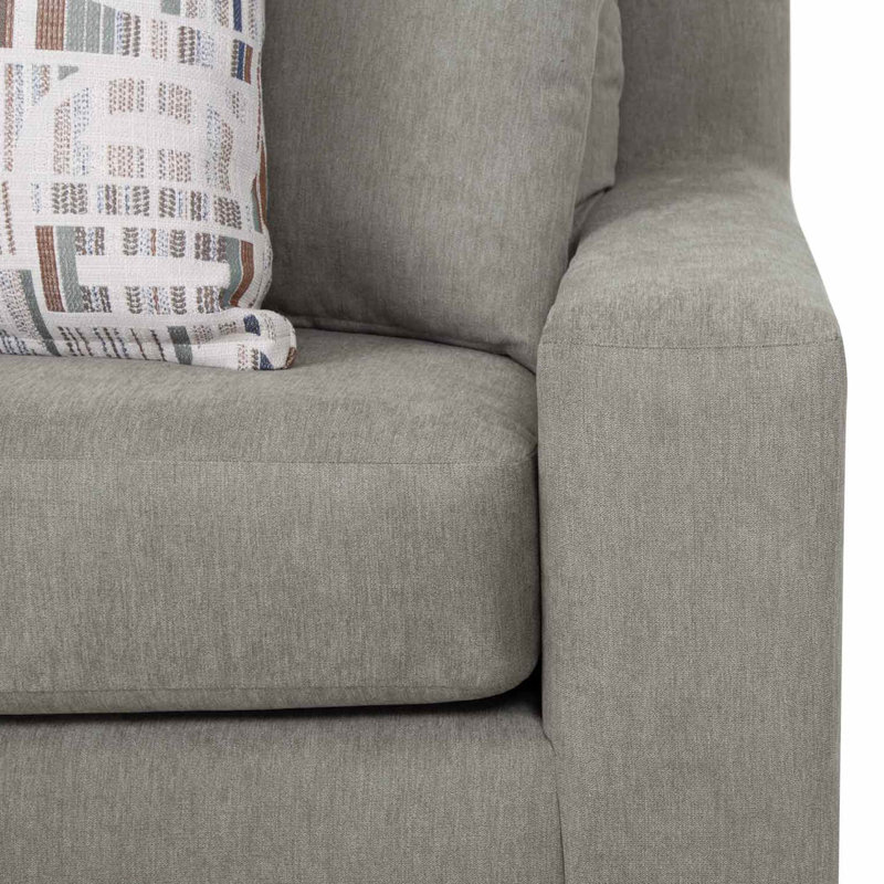 Fauteuil Wilmot Snuggler, Polyester gris