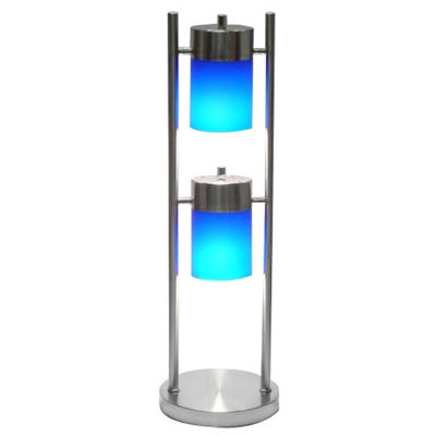Lampe de table réglable 2 lumières 25 po Emelda