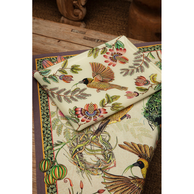 Thanda Nests Tea Towel - Stone