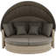 Aarju 195cm Wide Wicker Patio Daybed with Cushions-125523516