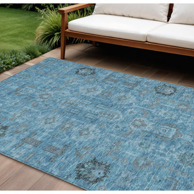 Tapis oriental lavable intérieur gris 9 'X 12'