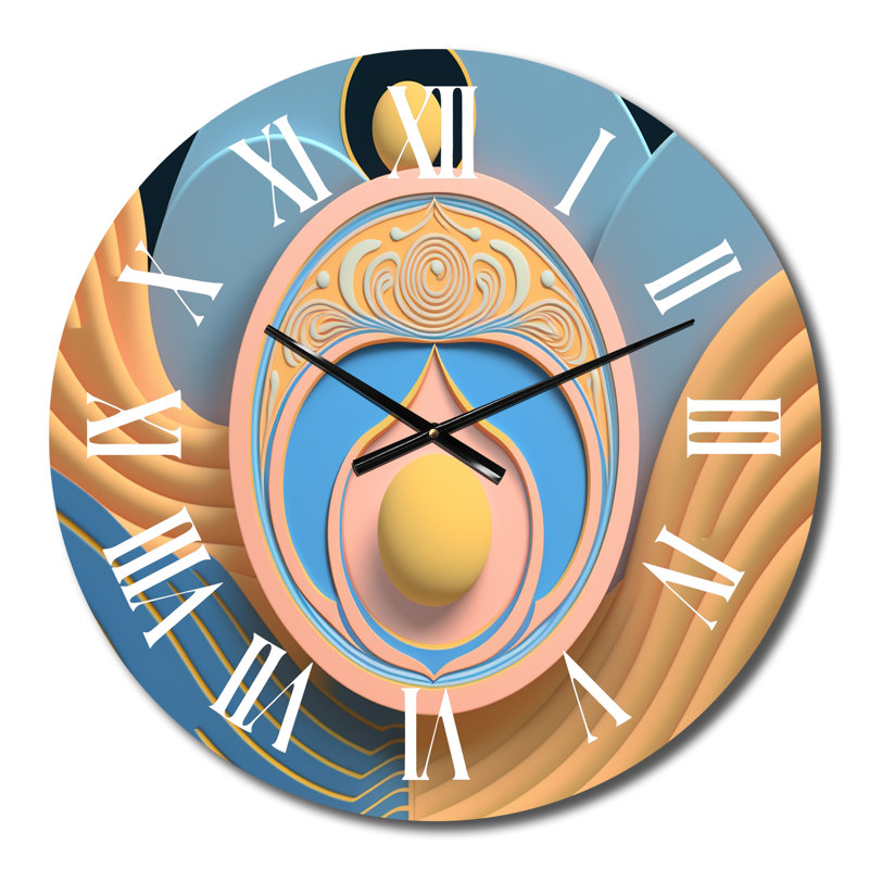 Horloge murale en métal, Petit