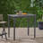 Wood Table - Dark Gray, Minimalist For Outdoor Picnics, 40.00 Inches High Rectangle Bar In Furniture, 40-2020171990