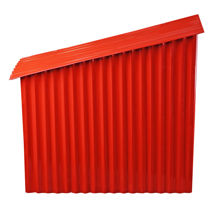 Farm Steel Wall Mounted Mailbox, Red