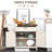 Enochs Freestanding Storage Pantry Furniture w/ Adjustable Shelf for Living Room,wood-1582884684