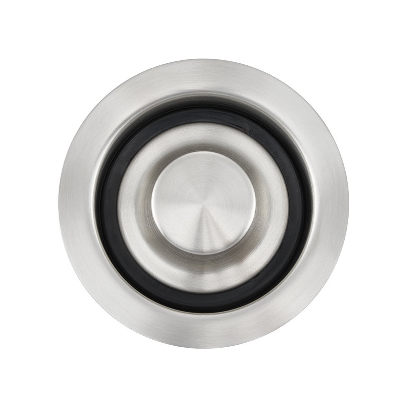 Kitchen Sink Garbage Disposal Flange and Stopper, Stainless Steel