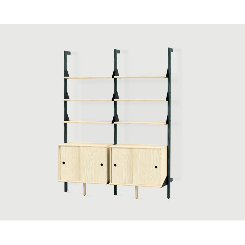 Branch-2 Storage Unit, Black/Blonde