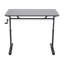 Manual Height Adjustable Desk with Crank Handle
