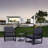 Catalina Powder Coated Steel Outdoor Lounge Chair with Cushions