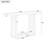 Elegant Minimalist Console Table with Curved Corners, Wood Veneer,U-Base Design for Easy Placement ,Perfect for Displaying Your Treasures,Simple Assembly-516353924