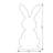 Whimsical Bunny Accent Mirror