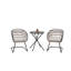 3-Piece Outdoor Wicker Bistro Set